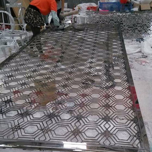 不銹鋼屏風，花格