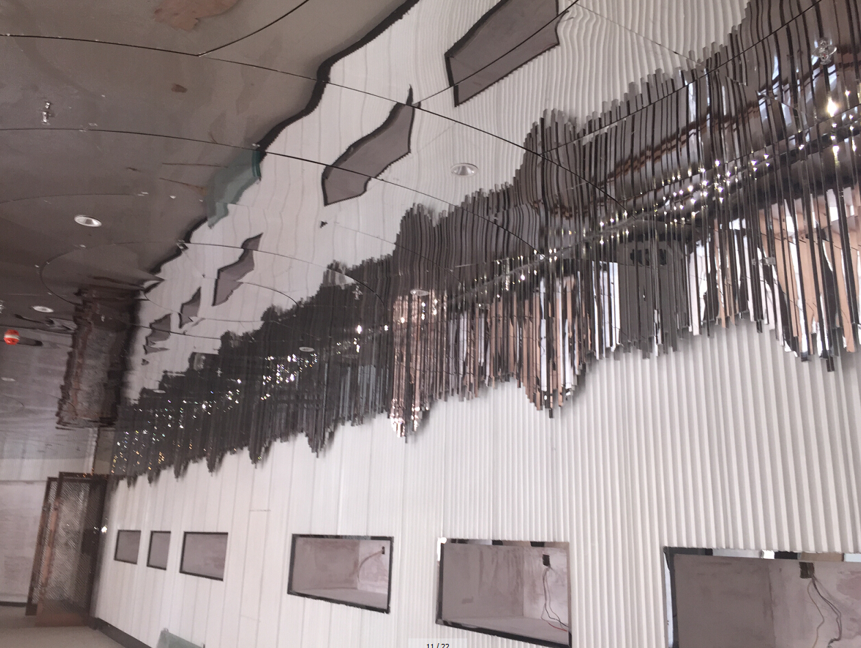 不銹鋼藝術(shù)墻