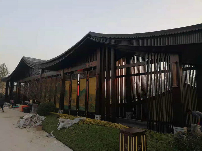 成都鋁單板工程展示區(qū)