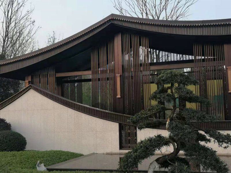 成都鋁單板鋼結(jié)構(gòu)工程展示區(qū)